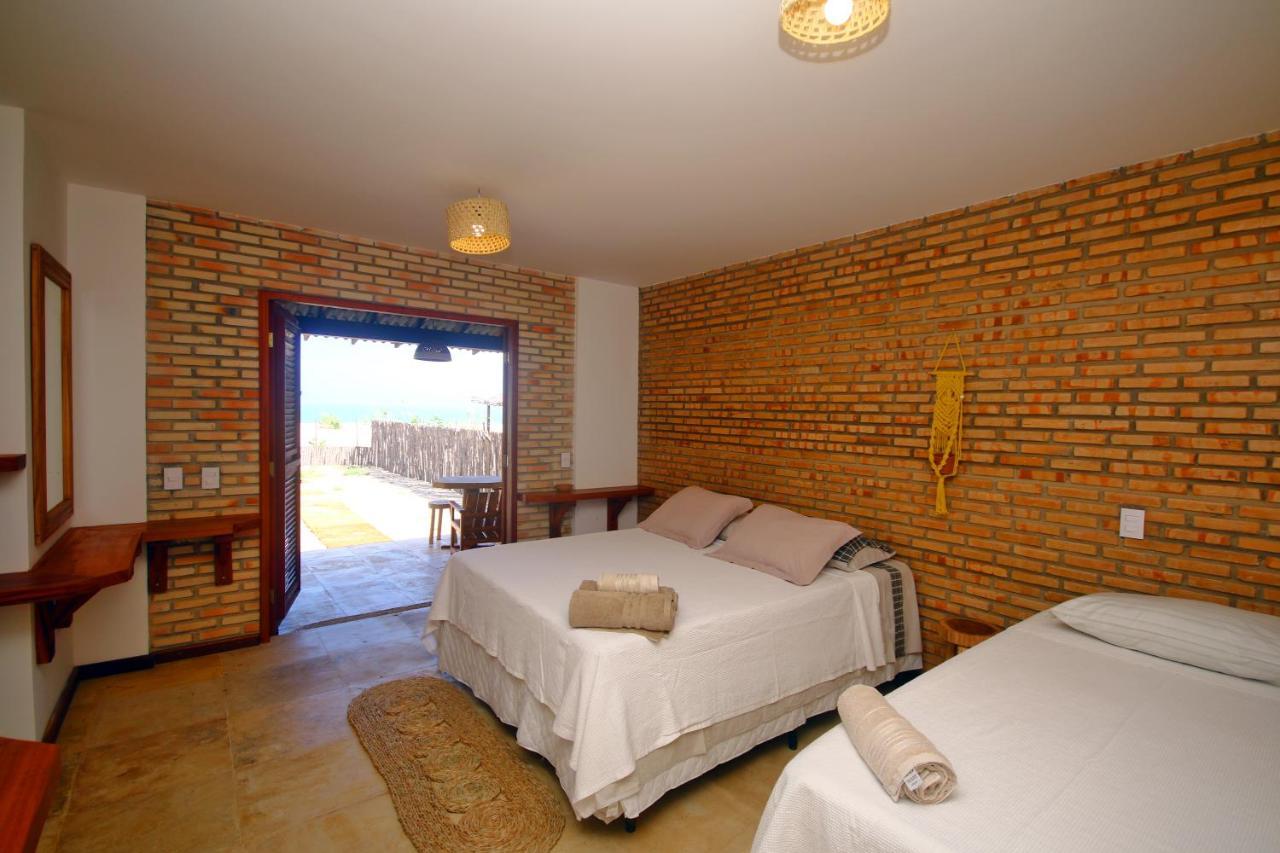 Beach House - Suite 1 - Na Praia - Beachfront Barra Grande  Buitenkant foto