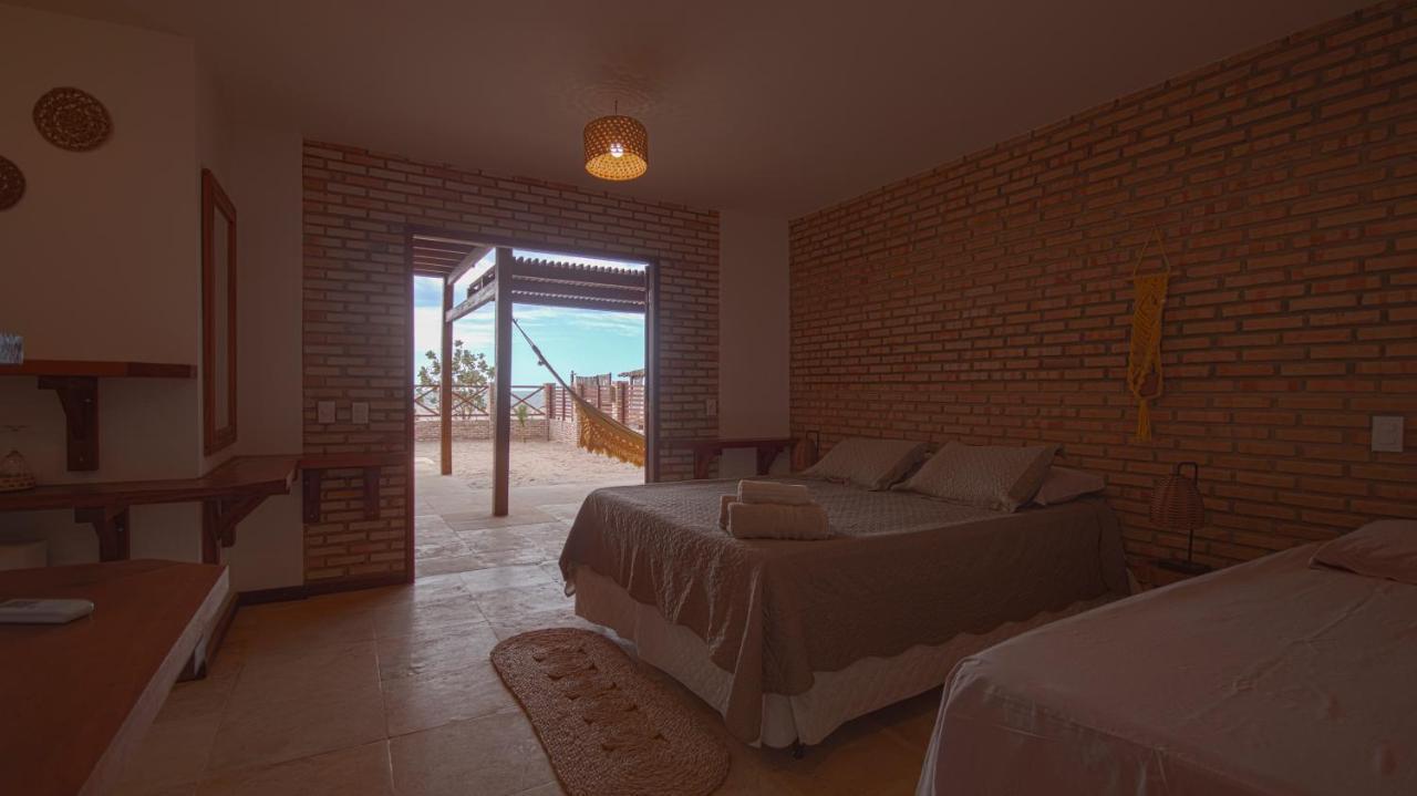 Beach House - Suite 1 - Na Praia - Beachfront Barra Grande  Buitenkant foto